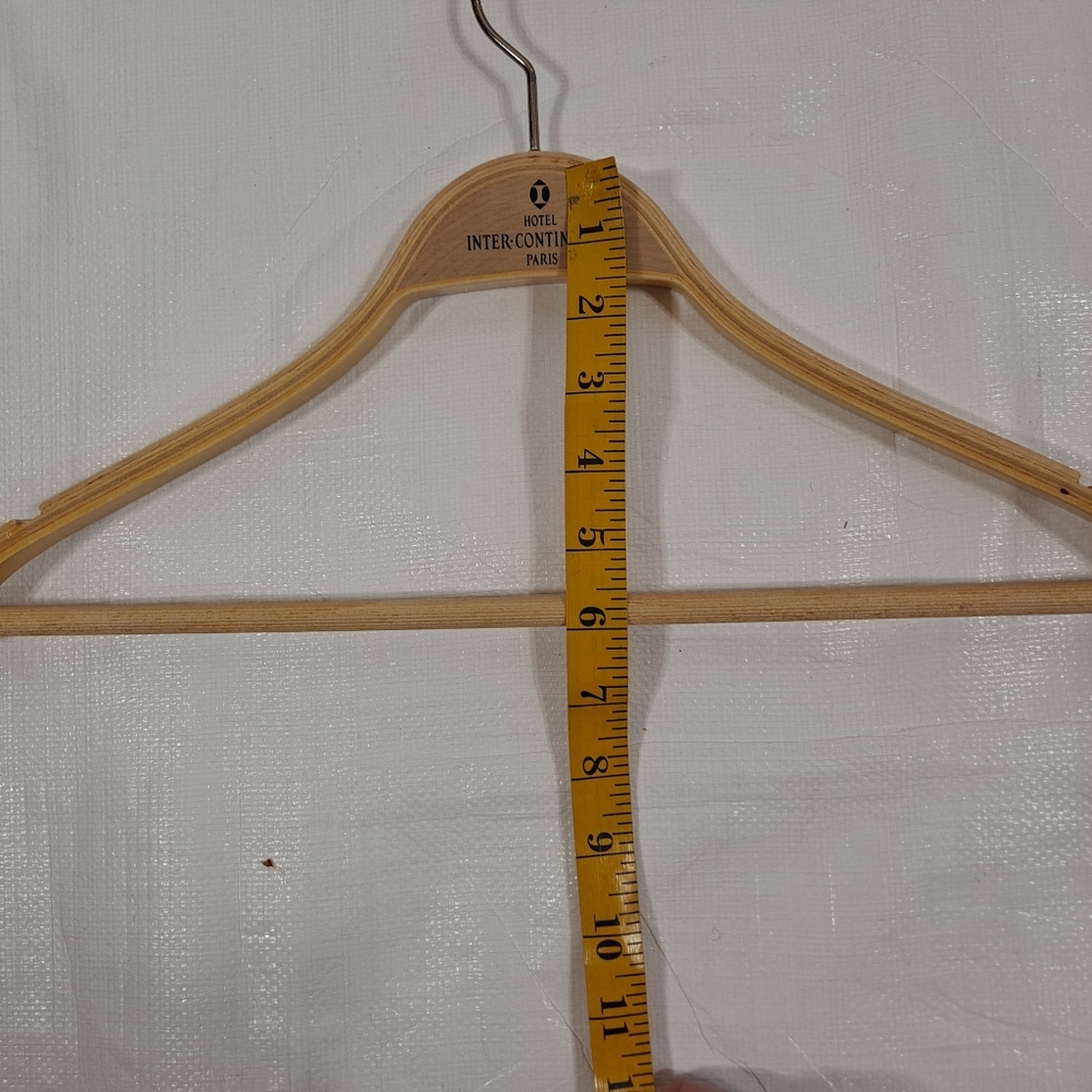 Intercontinental Hotel Paris Wooden Hanger - Picture 4 of 12